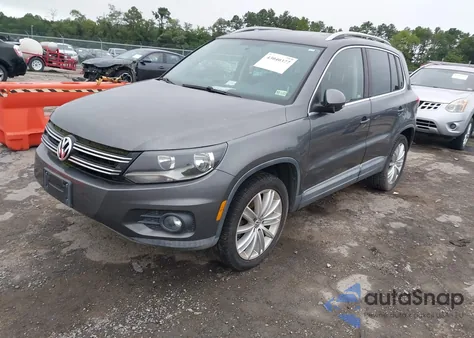 2014 Volkswagen Tiguan Se из США, поврежденный, VIN WVGAV3AX3EW533981